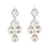 Paste Stone Girandole Earrings
