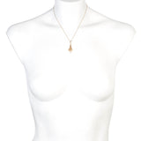 1910's Lavalier Pendant with Natural Mississippi Pearl and Diamond