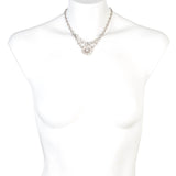 1915 Edwardian Floral Swag Paste Necklace