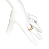 1890's Double Snake Ring with Diamonds