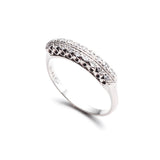 1930's Art Deco Double Row Diamond Wedding Band