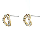 Gold Chain Link Stud
