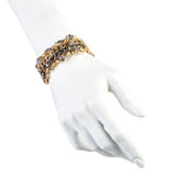 Dark Phoenix Large Stacked Rocky Hinged Bracelet