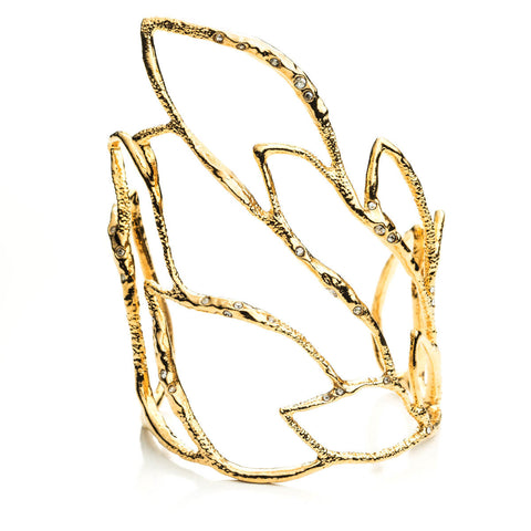 Phoenix Crystal Embellished Rocky Cuff