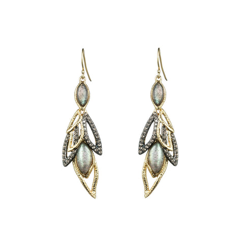 Phoenix Dangling Leaf Earring
