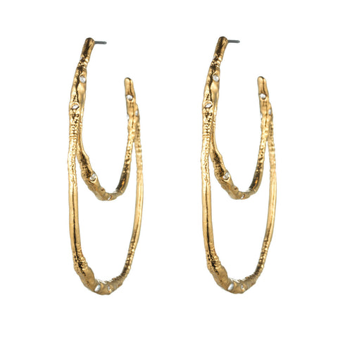 Phoenix Crystal Embellished Rocky Hoop