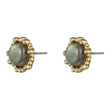 Phoenix Crystal Studded Post with Labradorite