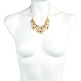Phoenix Lacy Leaf Bib Necklace