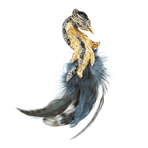 Phoenix Feathered Starling Pin