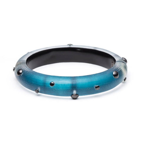 Gunmetal Studded Hinge Cuff