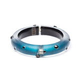 Gunmetal Studded Hinge Cuff