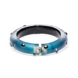 Gunmetal Studded Hinge Cuff