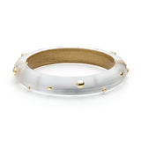 Gold Studded Hinged Bracelet