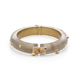Gold Studded Hinged Bracelet