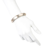Gold Studded Hinged Bracelet