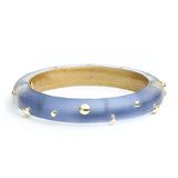 Gold Studded Hinged Bracelet