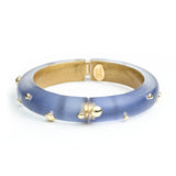 Gold Studded Hinged Bracelet