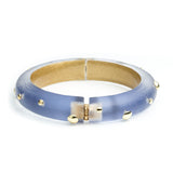 Gold Studded Hinged Bracelet