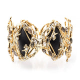 Imperial Crystal Lace Link Hinged Bracelet