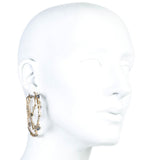 Imperial Crystal Lace Hoop Earring