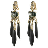 Imperial Crystal Lace Chandelier Clip Earring