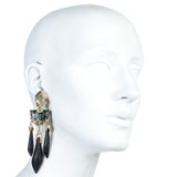 Imperial Crystal Lace Chandelier Clip Earring