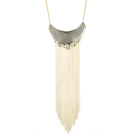 Imperial Crystal Lace Tassel Pendant