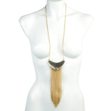 Imperial Crystal Lace Tassel Pendant