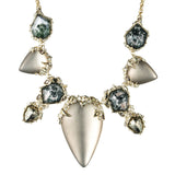 Imperial Crystal Lace Bib Necklace