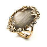 Imperial Crystal Lace Cocktail Ring