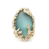 Imperial Crystal Lace Cocktail Ring
