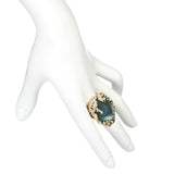 Imperial Crystal Lace Cocktail Ring