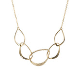 Hyperion Gold Link Orbiting Aura Necklace