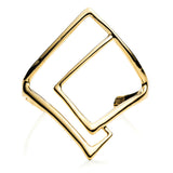 Kinetic Gold Geometric Cuff