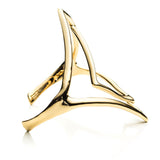 Kinetic Gold Geometric Cuff