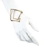 Kinetic Gold Geometric Cuff