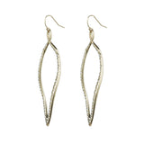 Kinetic Gold Encrusted Tear Earring