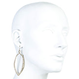 Kinetic Gold Encrusted Tear Earring