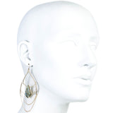 Kinetic Gold Draping Chain Earring