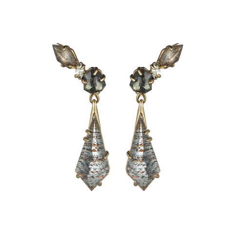 Kinetic Gold Traveling Post Earring