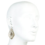 Kinetic Gold Orbitting Tear Earring