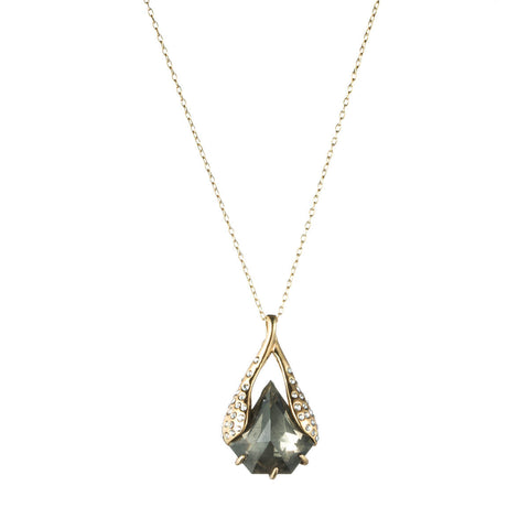 Kinetic Gold Encrusted Shield Pendant