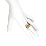 Kinetic Gold Rotating Stack Ring